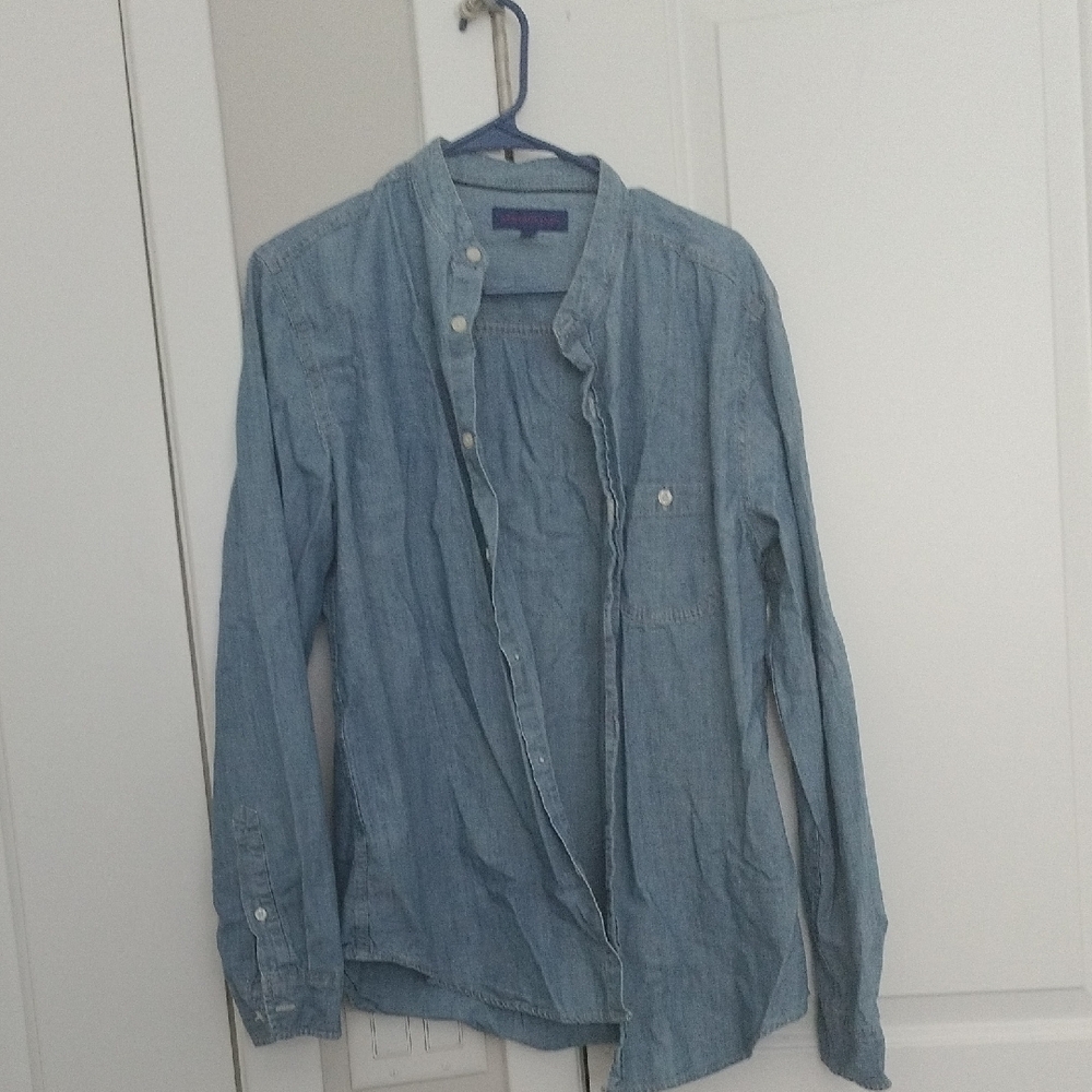 Aeropostale Blue Casual Button Down Shirt